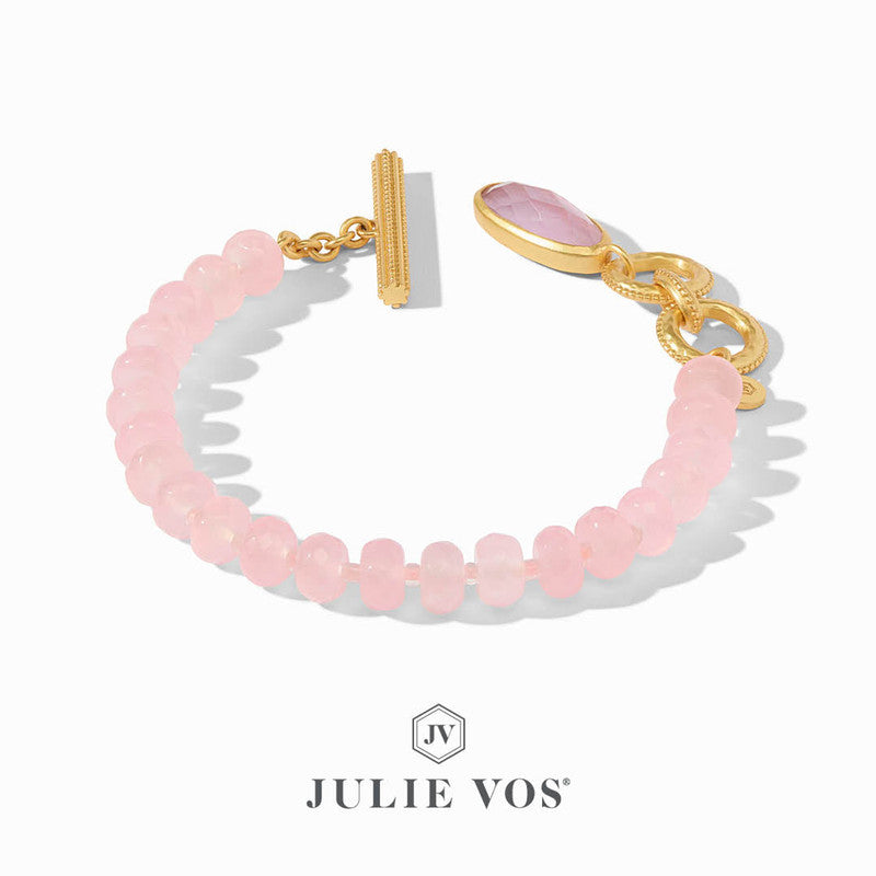 The Pink Bracelet Iridescent Rose Bracelet