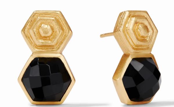 Palladio Obsidian Black Earrings