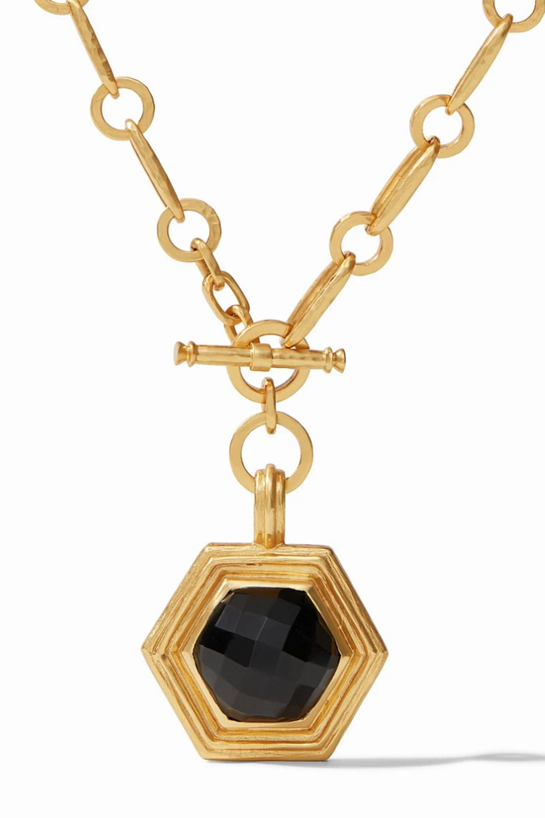 Palladio Statement Obsidian Black Necklace