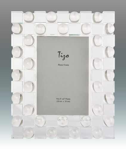 Crystal Glass Sphere Square Frame 4
