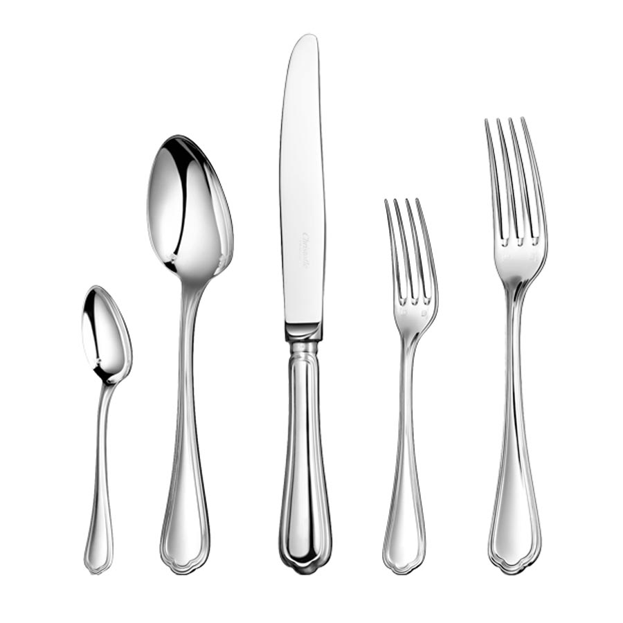 Spatours Silverplated 5 Piece Place Setting