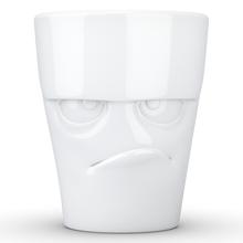 Tassen Grumpy Face White Porcelain Mug With Handle