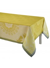 Jardin d'Orient Linen Tablecloth Yellow