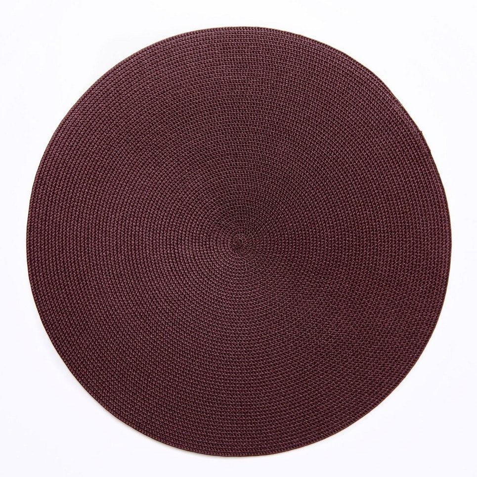 Plum Linen Braid Placemat 15