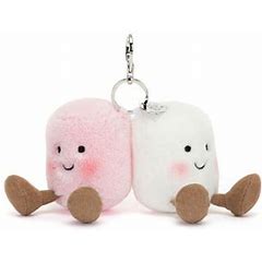 Amuseables Pair of Marshmallows Bag Charm