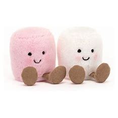 Amuseables Pink and White Marshmallows Soft Toy