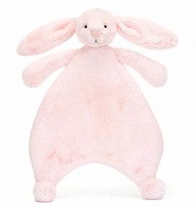 Bashful Pink Bunny Comforter