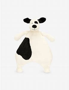 Black and Cream Puppy Comforter