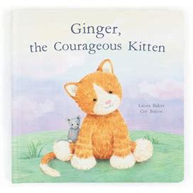 Ginger Courageous Kitten Book