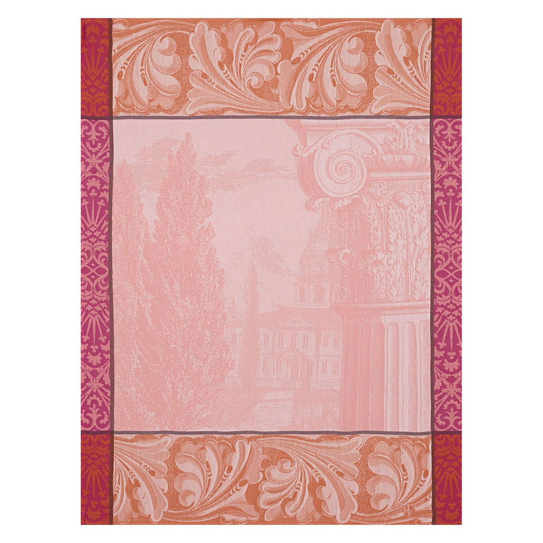 Baroque Jardin Pink Tea Towel