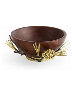 Pine Cone Wood Small Bowl
