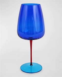 Pompidou Blue Water Glass