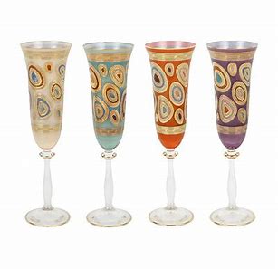 Regalia Orange Champagne Glass