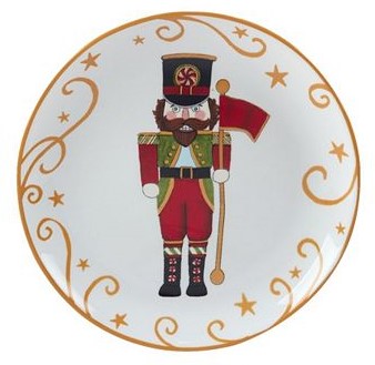 Holiday Magic Nutcracker Dessert Plate #2