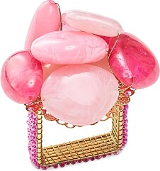 Sea Stone Pink Napkin Ring
