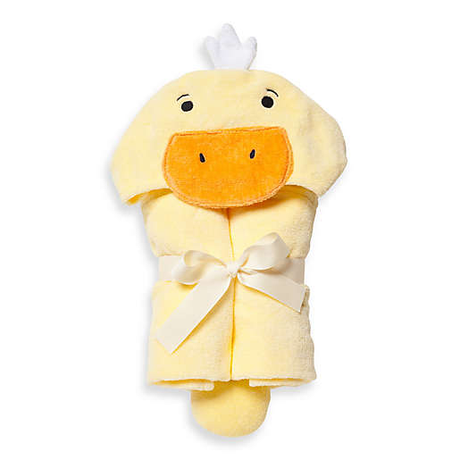 Ducky Yellow Hooded Bath Wrap
