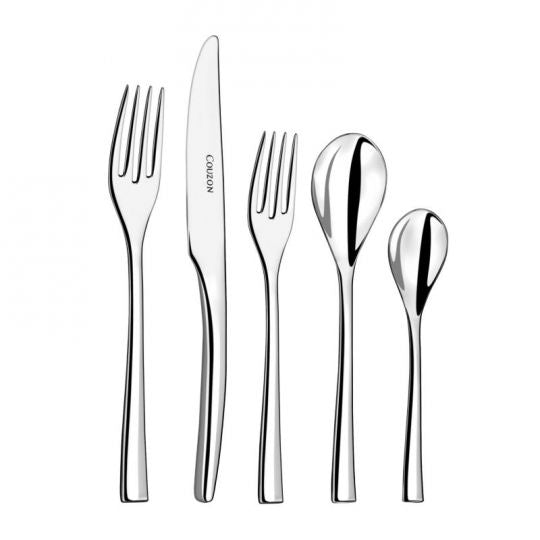 Steel Stainless 5 Piece Place Setting