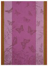 Jardin Des Papillons Iris Tea Towel