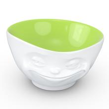 Tassen Grinning Face With Pistachio Inside White Porcelain Bowl