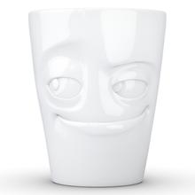 Tassen Impish Face white Porcelain Mug With Handles