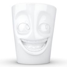 Tassen Joking Face White Porcelain Mug With Handles
