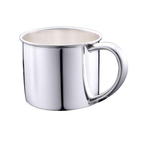Plain Classic Silver Plate Baby Cup
