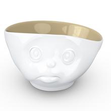 Tassen Sulking Face With Sand Inside White Porcelain Bowl