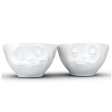 Tassen Tasty And Snoozy Faces White Porcelain Bowl Set